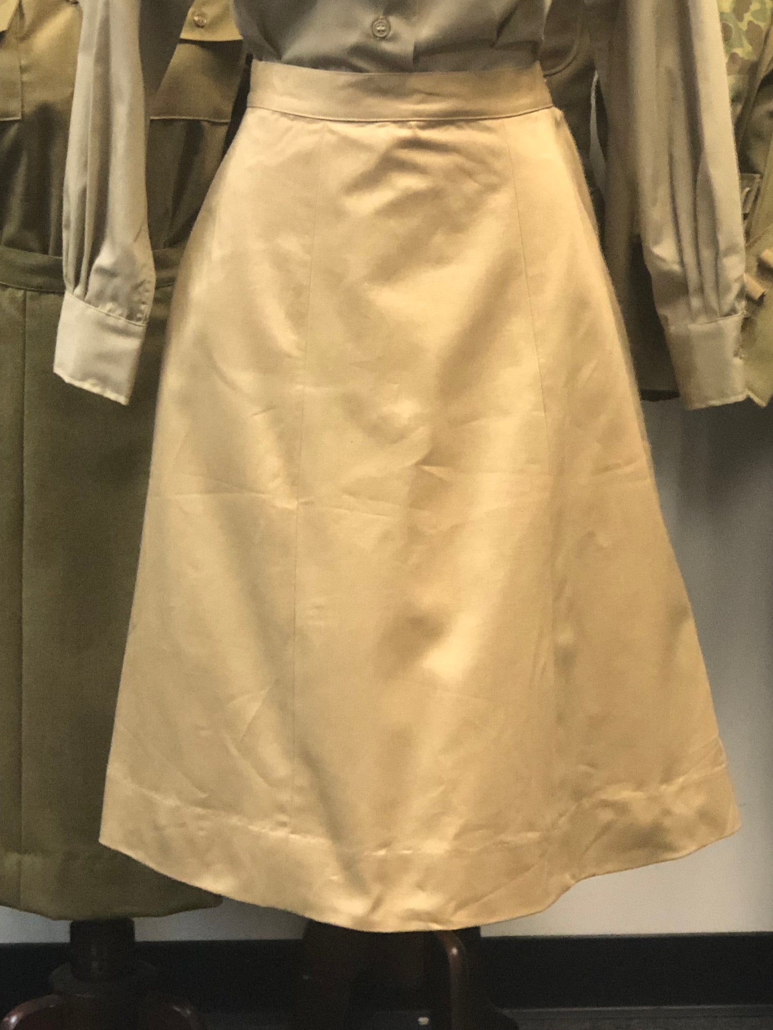Skirt, WAC, Cotton, Khaki, Enlisted Women's