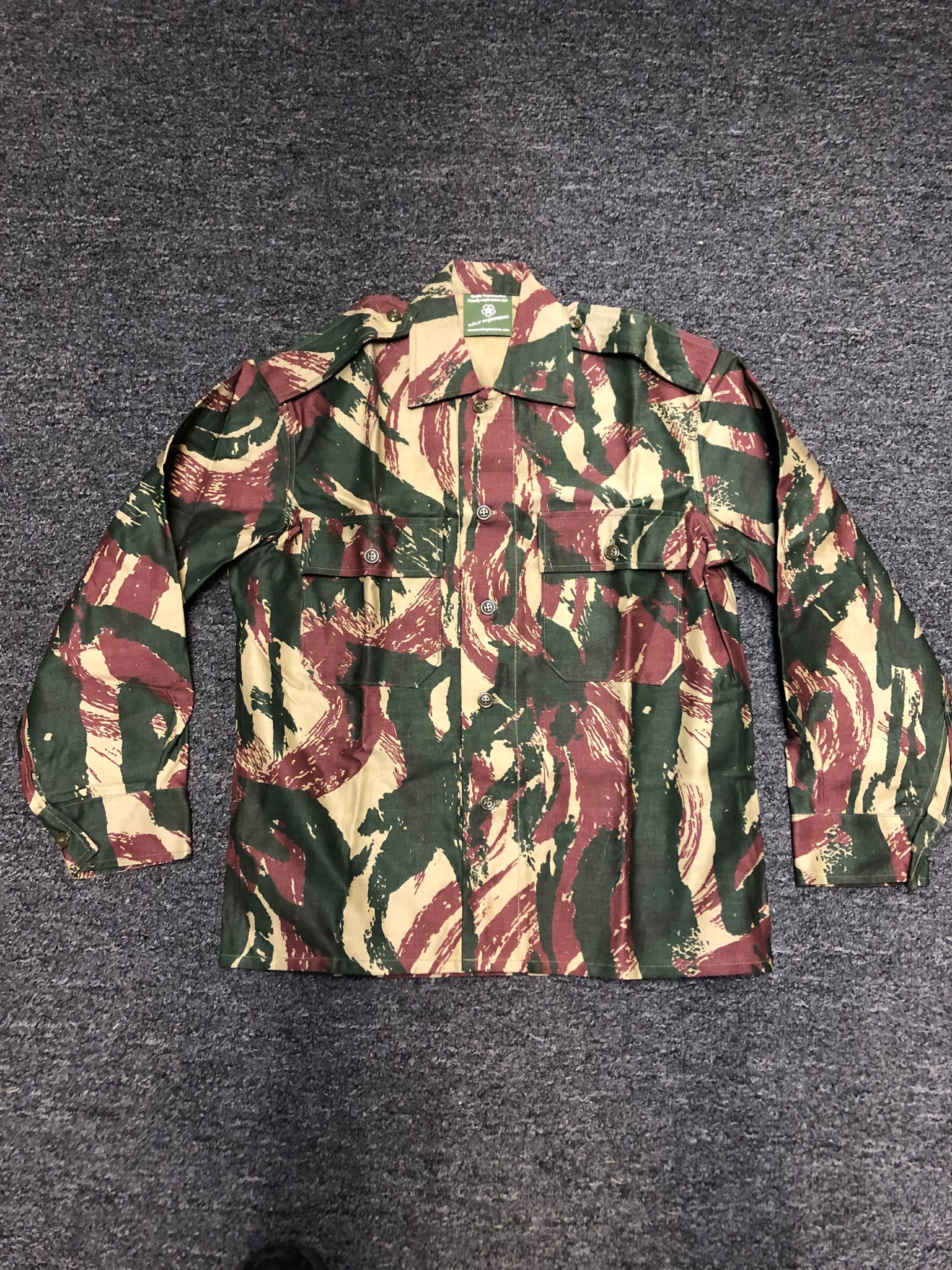 Shirt, Lizard Camo. CLOSEOUT sold as-is. All sales final.