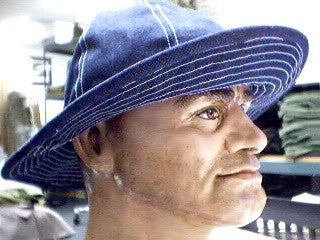 Hat, Work, Blue Denim (Daisy Mae)