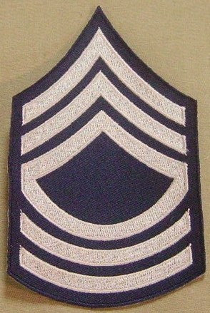 Chevrons, Rank, Khaki, Master Sergeant, Army