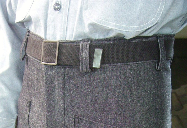 Belt, Web, Trouser, Black  USN (EM Black Buckle)