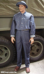 Uniform, Work, Blue-Denim, M1937