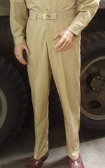 EM Cotton Khaki Trousers and Khaki Web Belt