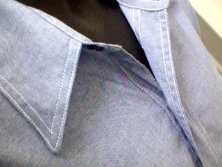 Shirt, Chambray, Navy CLOSEOUT sold as-is. All sales final.
