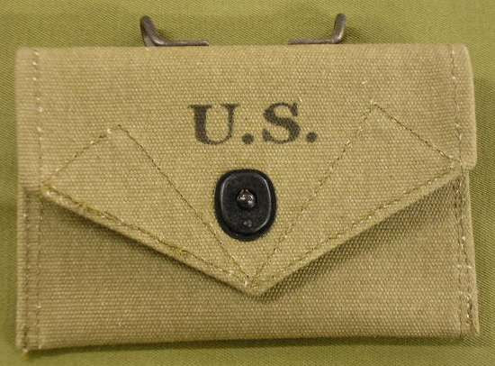 Pouch, First Aid Packet, M1942, OD#3 CLOSEOUT sold as-is. All sales final.