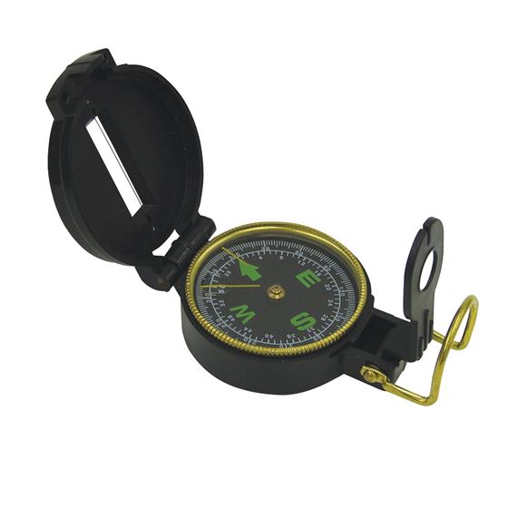 Compass, Lensatic, Plastic Body