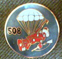 Crest, 508th PIR, Round with Red Devil, each