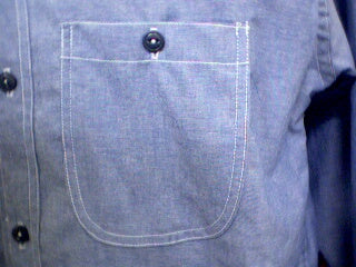 Shirt, Chambray, Navy