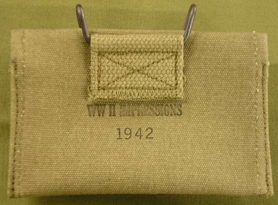 Pouch, First Aid Packet, M1942, OD#3..