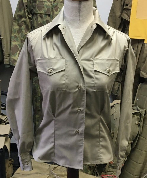 Waist (Shirt), Khaki, Women's, Marine