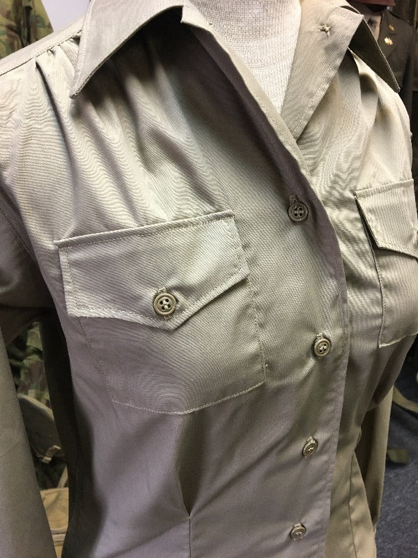 Waist (Shirt), Khaki, Women's, Marine