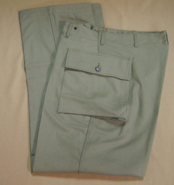 Trousers, Herringbone Twill, Light Shade, M42, Army