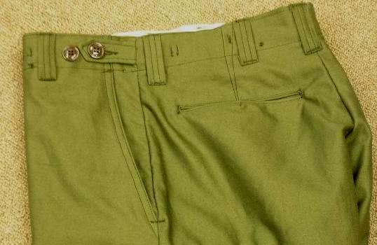 Trousers, Field, Cotton, OD, (M1943), Standard