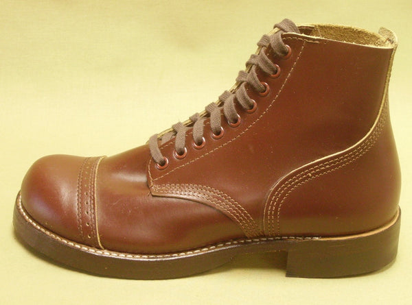 Shoes, Service, Russet, Composition Sole