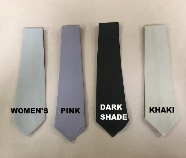 Tie, Officers, Pink-Tan