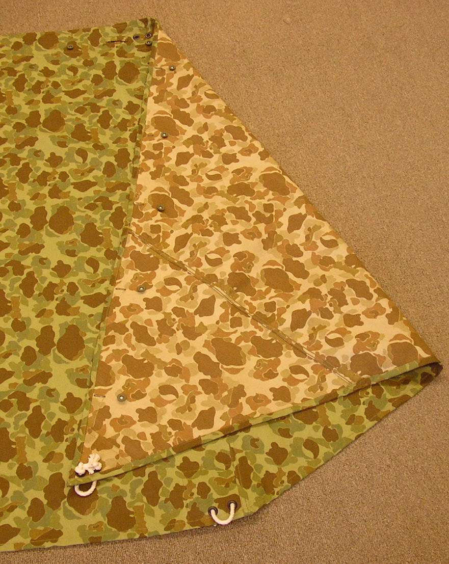 WWII USMC Camo Tent Shelter HalfShelters -Military Harbor